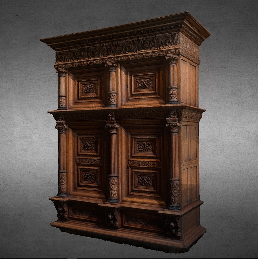 Cabinet with four doors or Dutch cabinet preview image 1